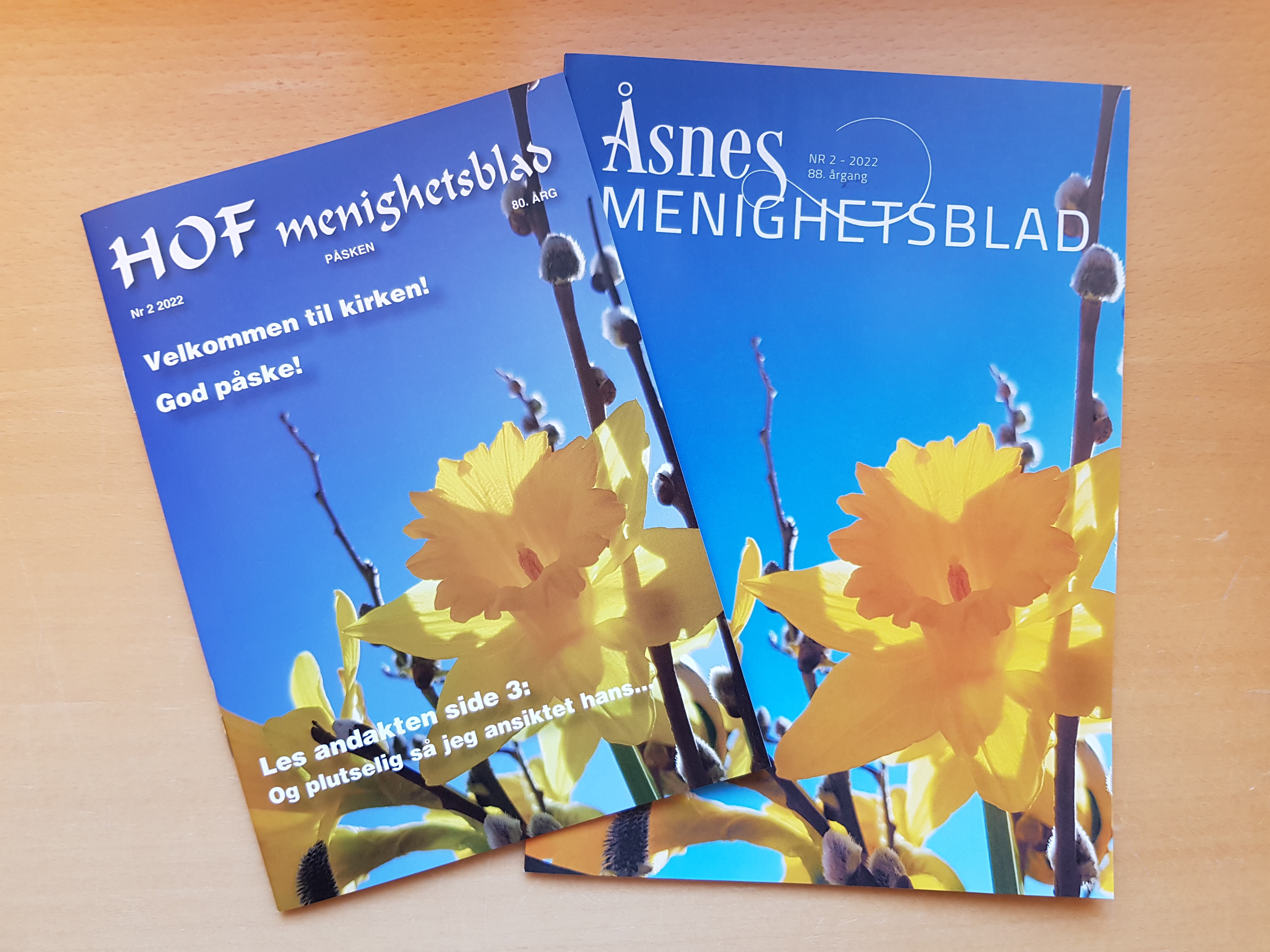 Utgave 3-2022 av menighetsbladene for Åsnes og Hof.