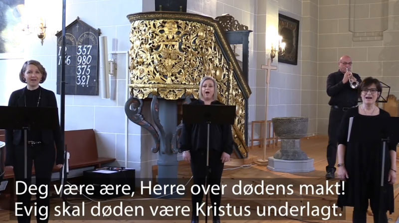 Påskedagen i ord og toner