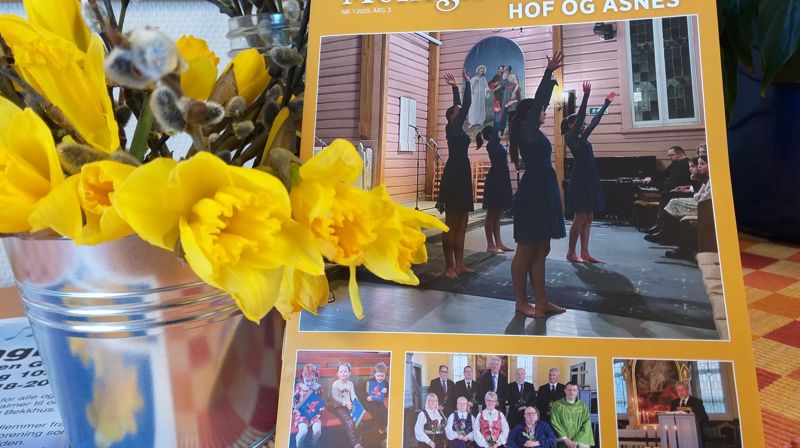 Forside Menighetsbladet for Hof og Åsnes 0125.