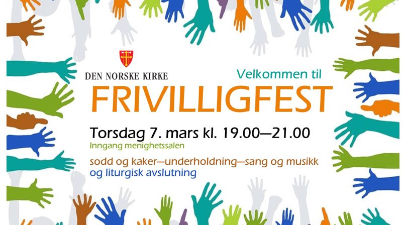 Velkommen til frivilligfest 2019