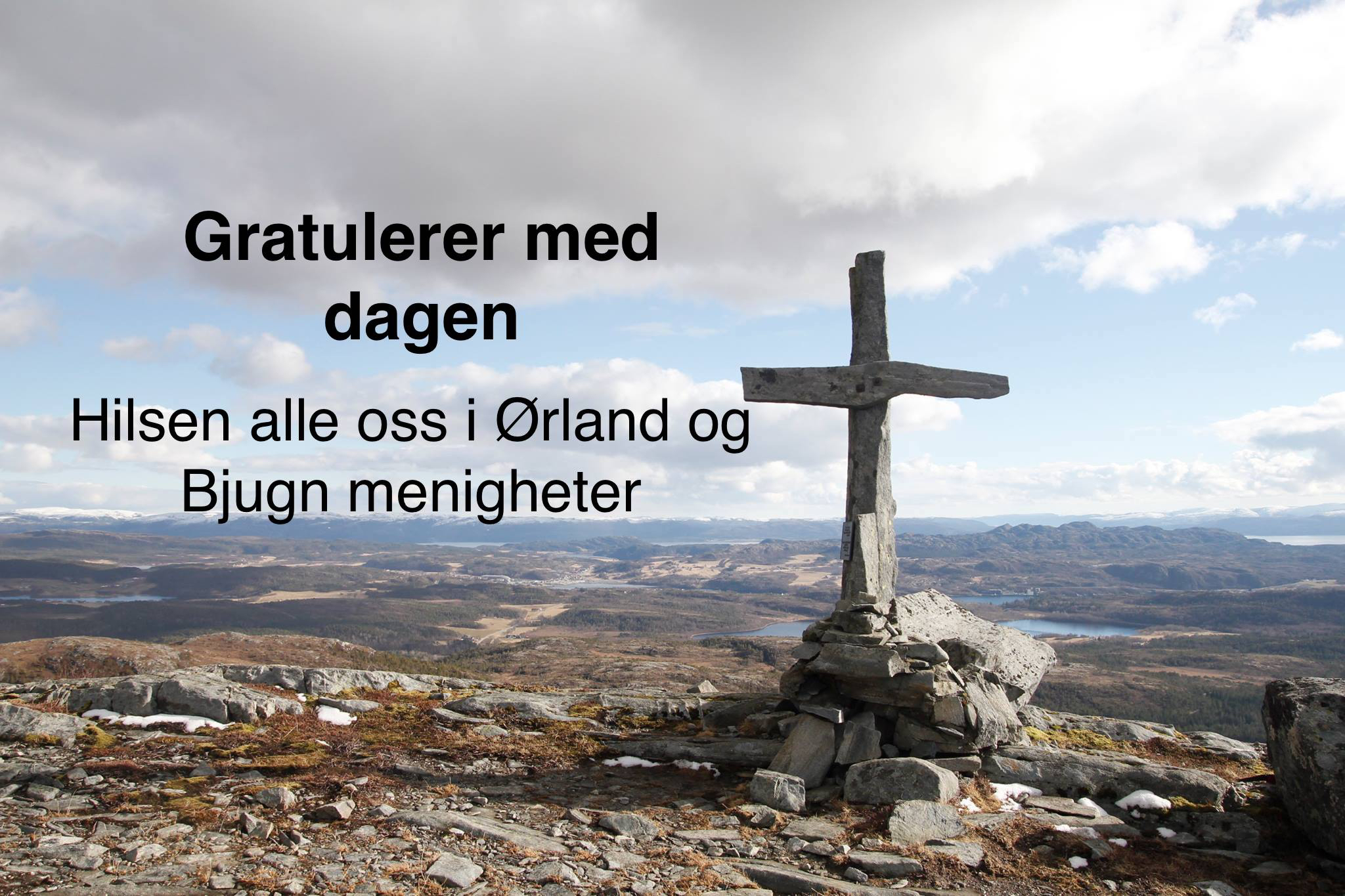 GRATULERER MED DAGEN!