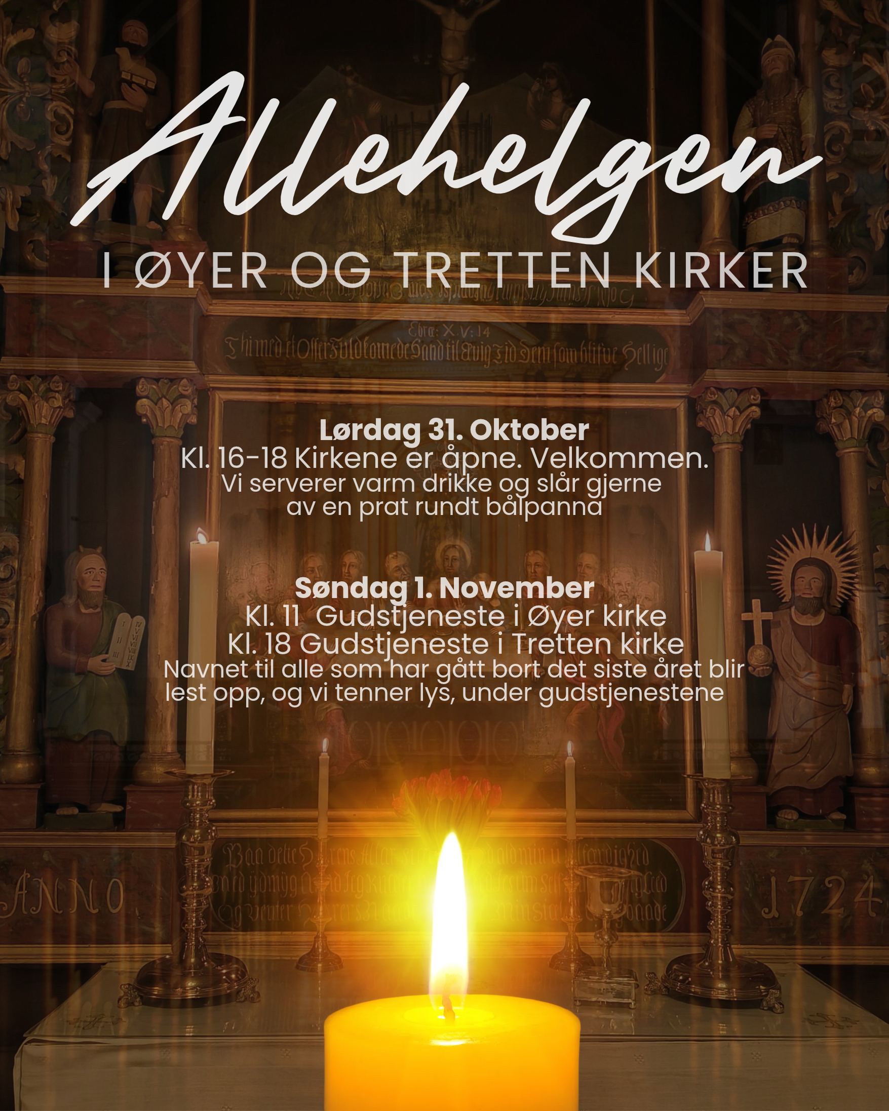Allehelgen i Øyer og Tretten kirker
