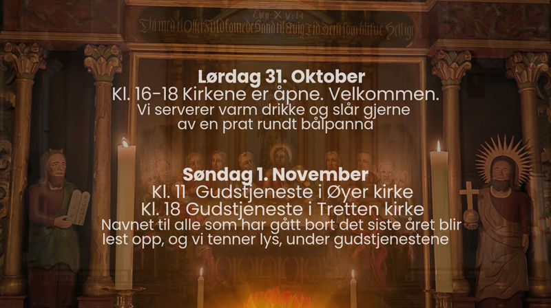 Allehelgen i Øyer og Tretten kirker