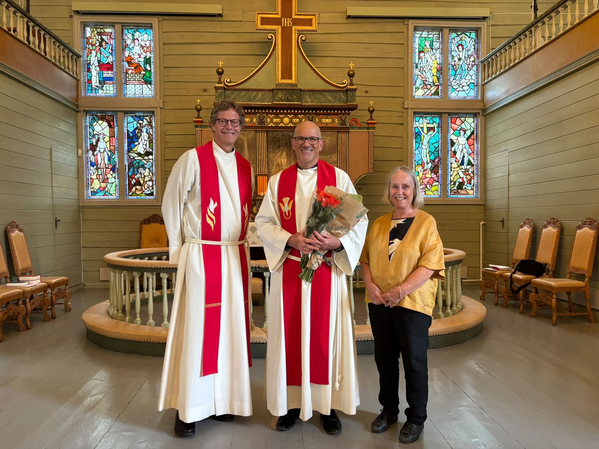 Gunther Theiss ble på søndag innsatt som ny sokneprest i Høyland kirke!