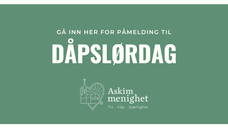 Dåpslørdager høsten 2025