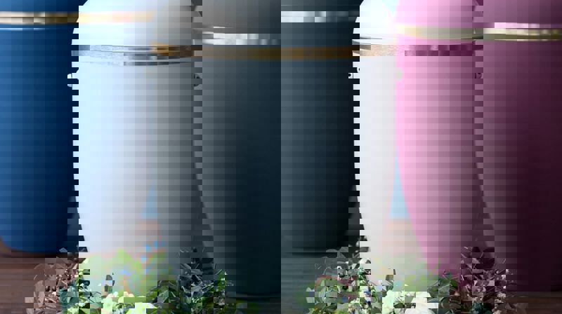 Kremasjon og om seremoni ved nedsetting av urne.