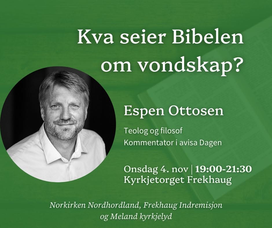 Kva seier Bibelen om vondskap?