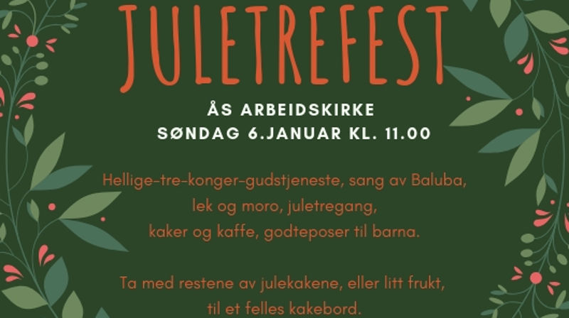 Hellige-tre-konger-gudstjeneste og juletrefest
