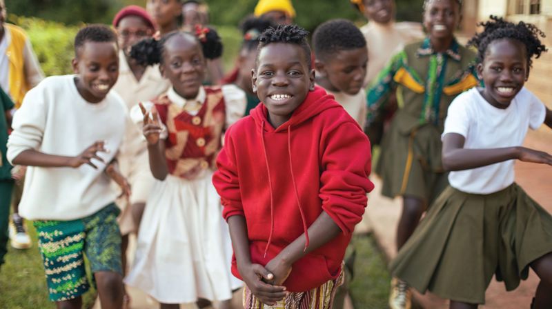 Synstolkning: bilde av Watoto Children's Choir. Foto: Watoto