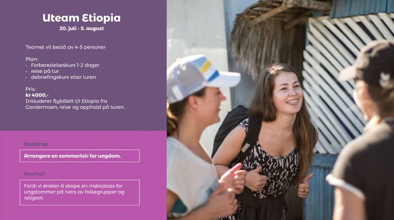 Teamtur til Etiopia for unge vaksne