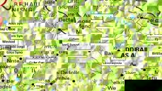 WEWEP-områdene i Vest Etiopia hvor materiellet vil distribueres merket i hvitt. Området strekker seg fra Addis Ababa mot Sør Sudan i vest. Det vil innebære lange reiser med bil.