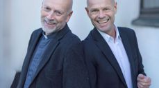 Prost Tor Øystein Vaaland og kirkesjef John Grimsby