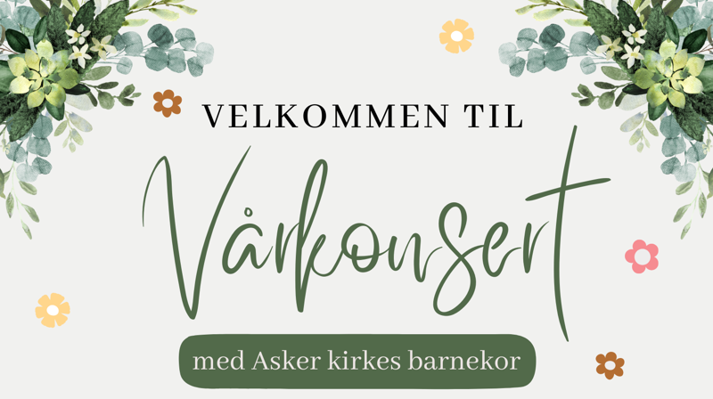 Vårkonsert med Asker kirkes barnekor