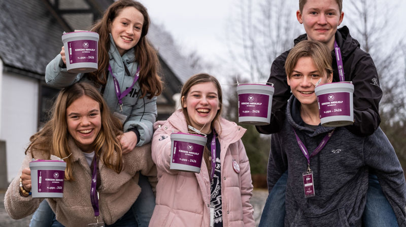 Innsamlingsløp til inntekt for Kirkens Nødhjelp 26. mars