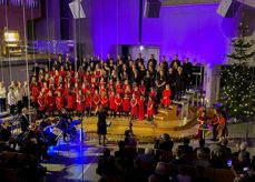 Foto: Fra julekonsertene i Vardåsen kirke 3. søndag i advent 2022. Foto: AKF/John Grimsby