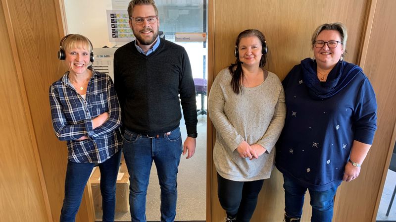 Fra venstre: Gerd Lien, Jørgen Svartvasmo, Therese Ludvigsen og Heidi KjøsethFoto: Peter Holby