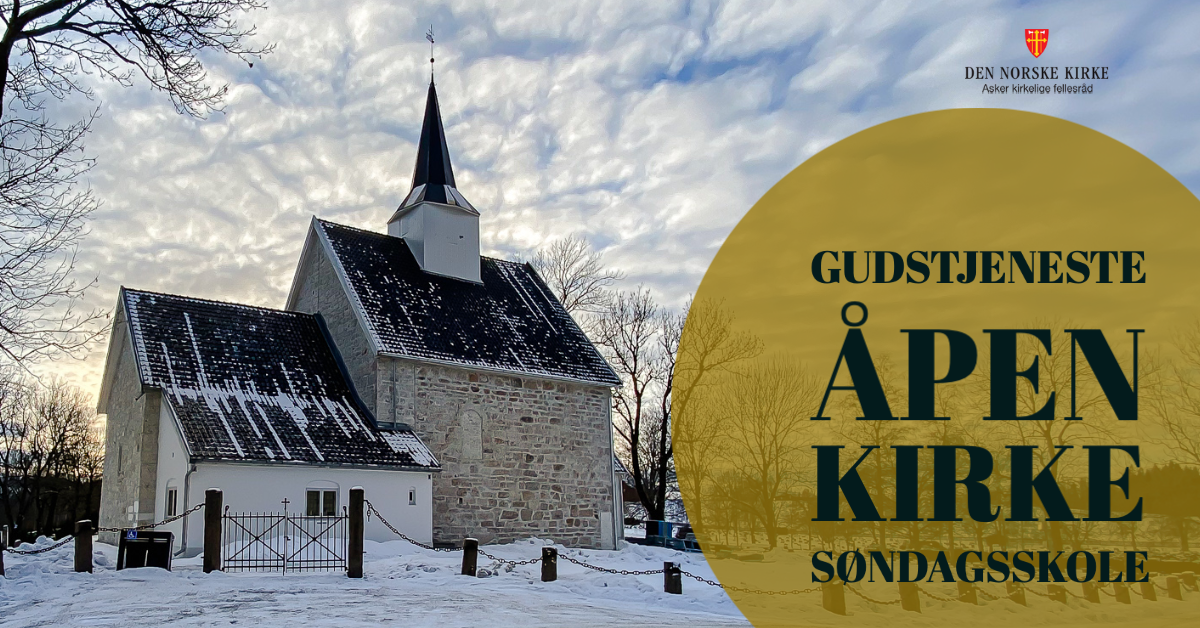 Røyken kirke holder åpen kirke med mulighet for å motta nattverd på søndag. Foto: Jørgen Svartvasmo /Asker kirkelige fellesråd