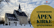 Røyken kirke holder åpen kirke med mulighet for å motta nattverd på søndag. Foto: Jørgen Svartvasmo /Asker kirkelige fellesråd