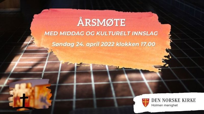 Årsmøte, middag og kulturelt innslag 24. april. Her er agendaen