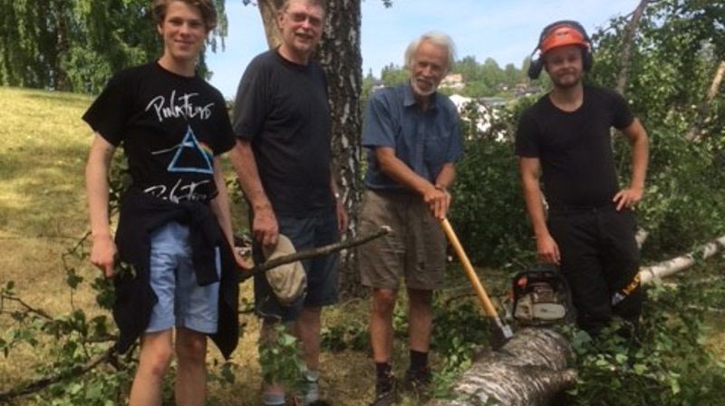 Frivillighet i sommervarmen