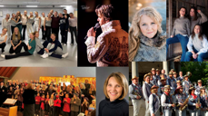 Bildecollage over medvirkende artister.