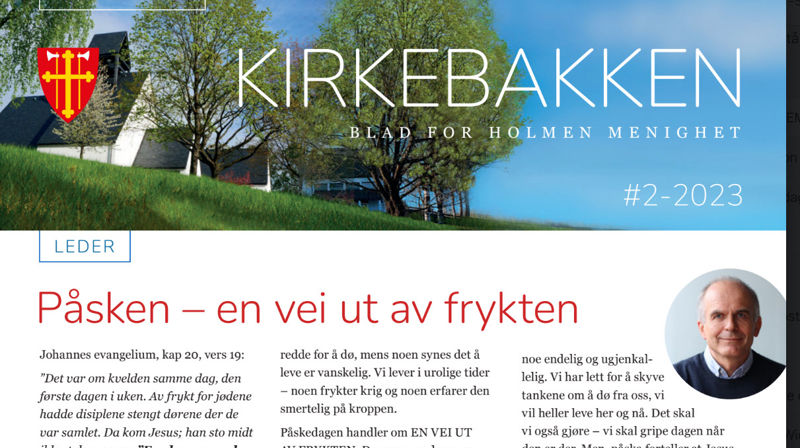 Nytt nummer av Kirkebakken