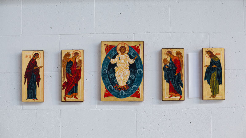 Ikoner fra Holmen kirke.