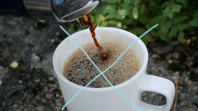 Vi avlyser kirkekaffen.