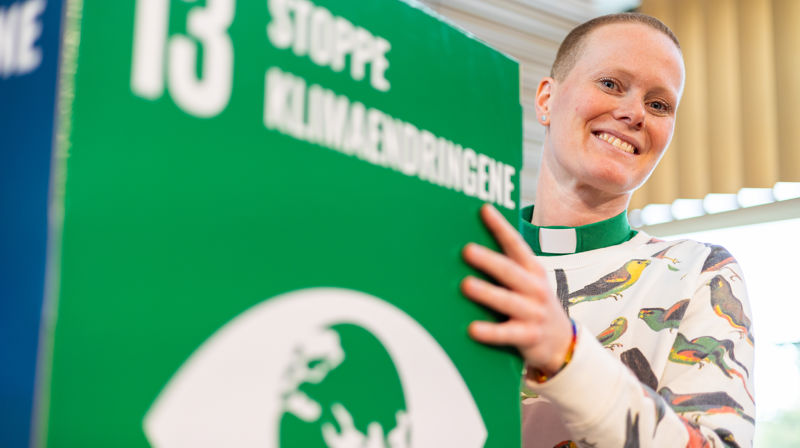 Den norske kirke har sluttet seg til stormarkeringen "Stå opp", en nasjonal mobilisering som krever handling for klima og natur. Foto: Den norske kirke