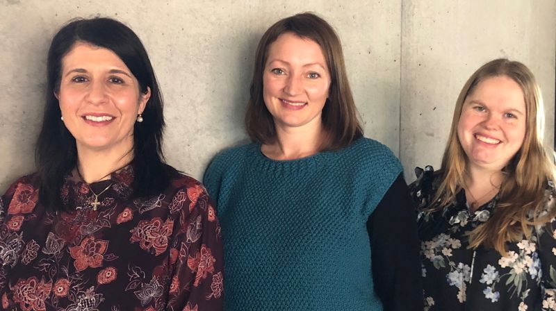 Fra venstre: Timea, Kristina og Anne-Sofie