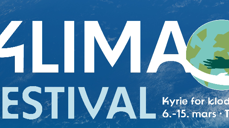 Logoen til klimafestivalen. (Musikk i Slemmestad)