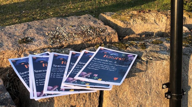 Vil dere gå natursti?