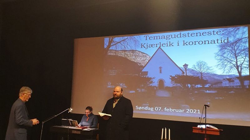 Gudsteneste i kinosal