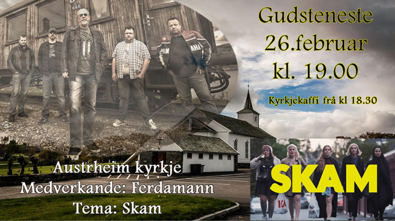 Kveldsgudsteneste med tema skam