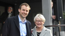 Statsråd Kjell Ingolf Ropstad sammen med leder i fellesrådet, Bjørg Sveinall Øgaard. Alle foto: Gyrid Cecilie Nygaard