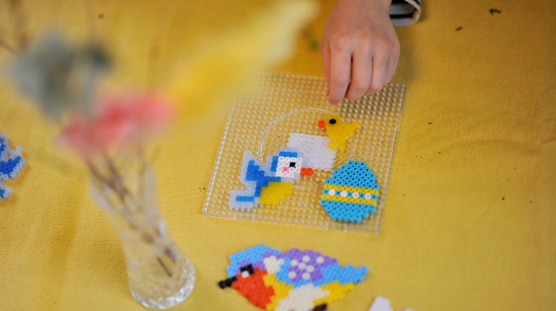 Hva med å perle noen fine, vårlige fugler?