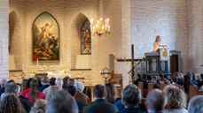 Illustrasjonsfoto fra en gudstjeneste i Birkeland kirke. Foto: Terje Peersen