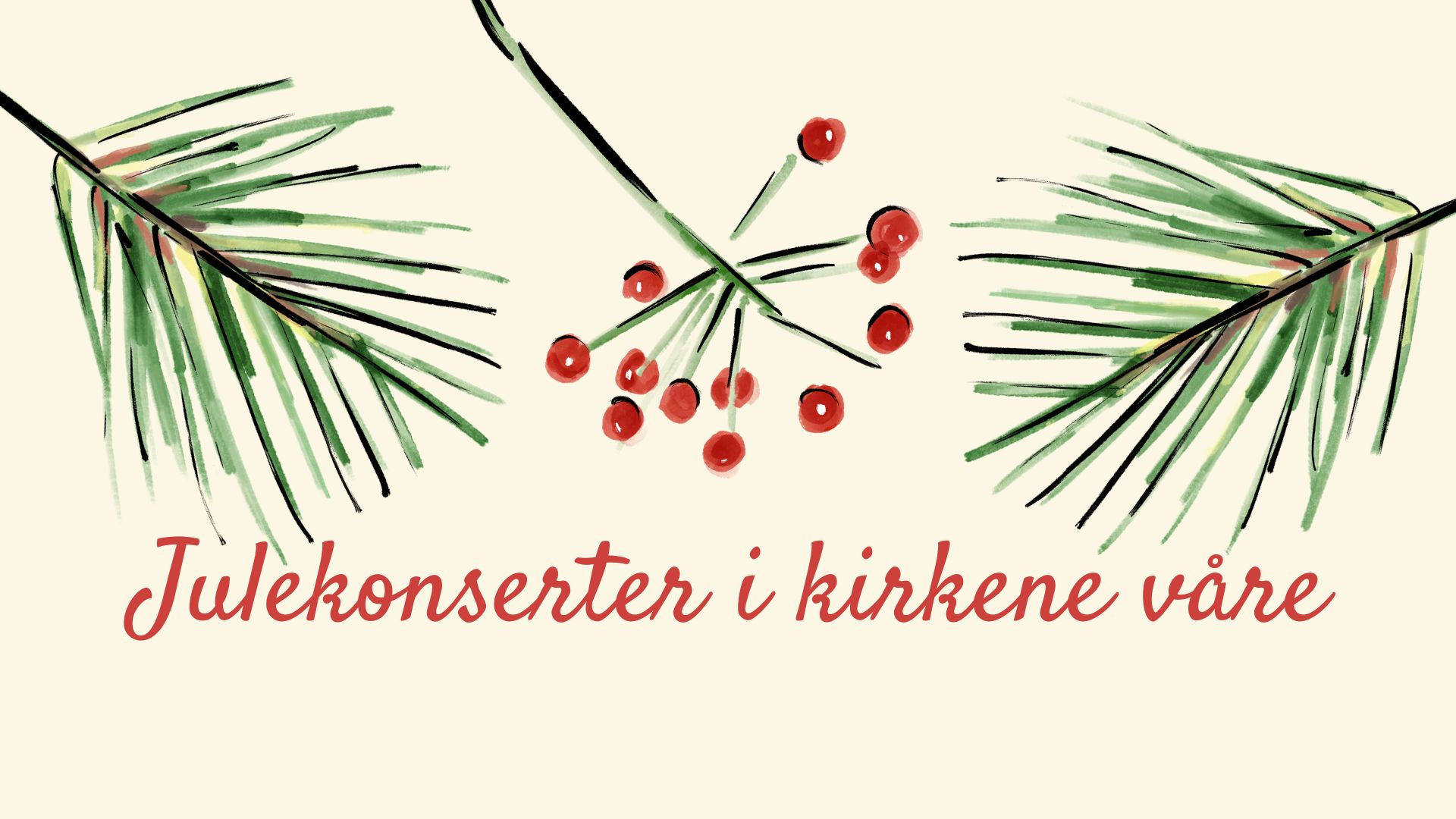 Julekonserter i kirkene våre