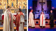 Sheeba Jem Irudayam (tv.) og Susanne Feste Ingebrigtsen (t.h.) er ansatt som nye prester, og ble begge vigslet i sommer.