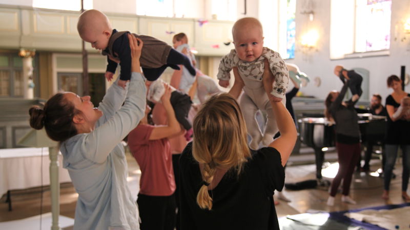 Babysang i Nykirken. (Foto: Anne Merete Solbakken)