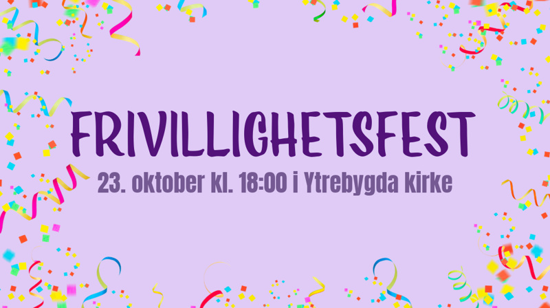 Frivillighetsfestplakat, 23.10.24