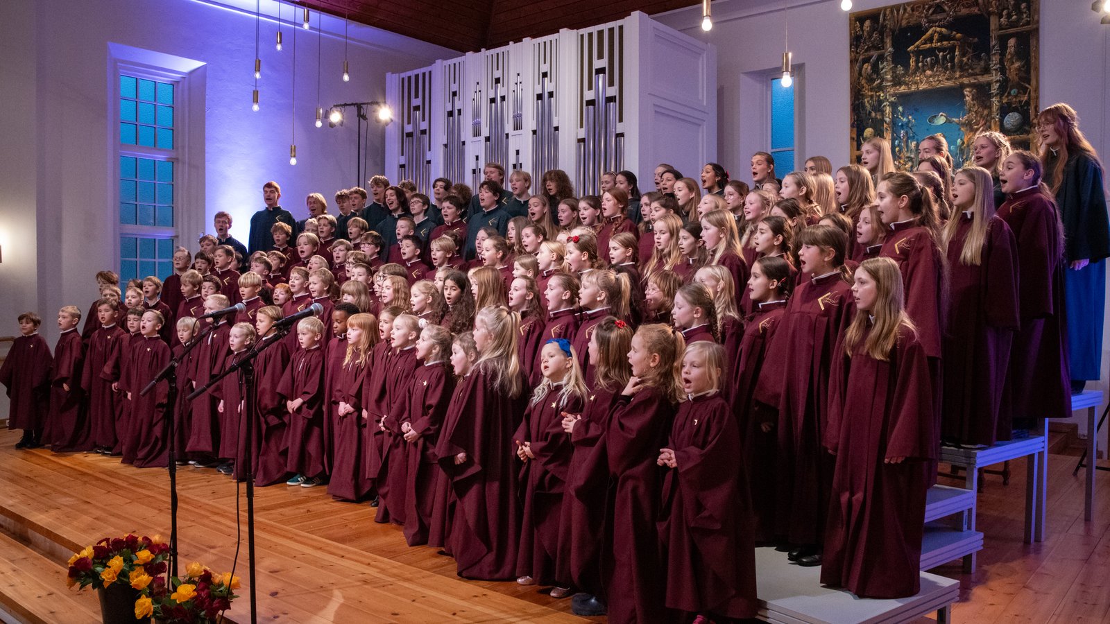 Collegium Vocale synger julen inn i Fridalen kirke.