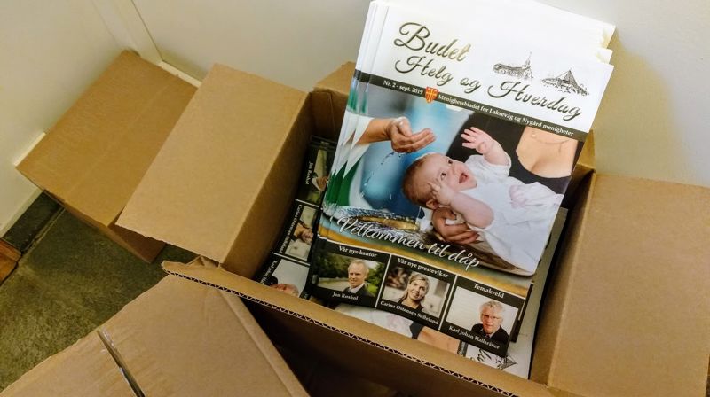 Menighetsbladet skal ut!