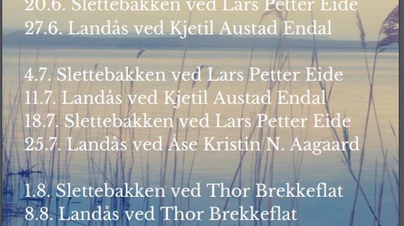 Gudstjenester sommer 2021