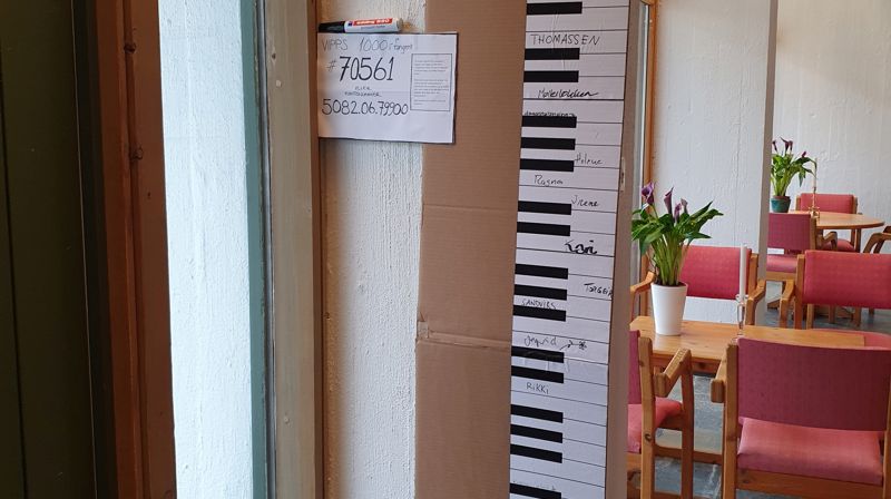 Landås menighet får flygel!