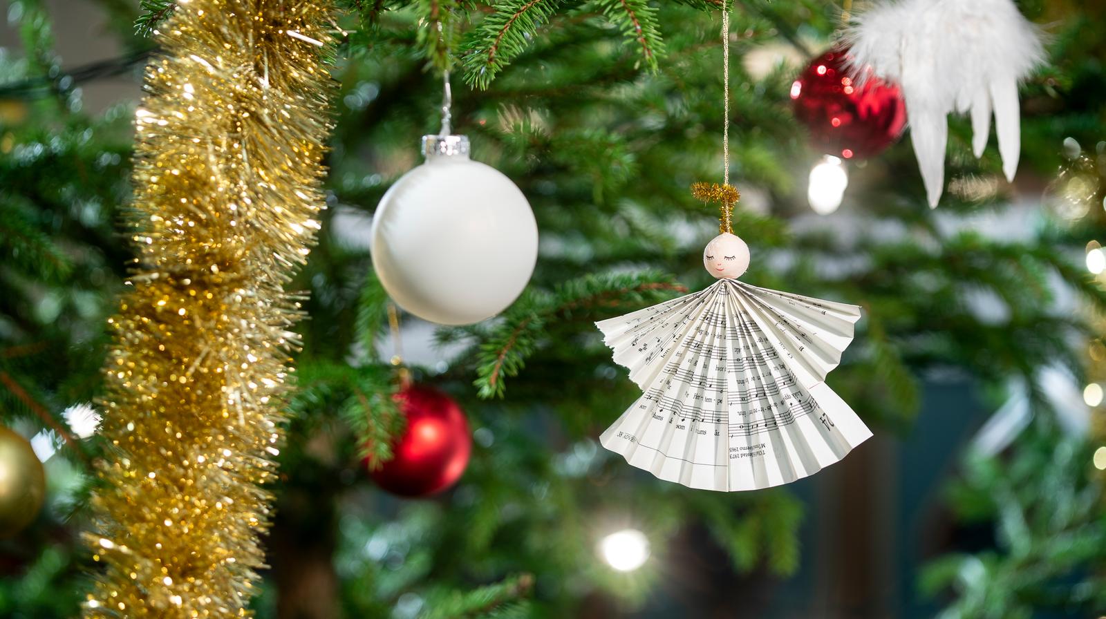 Juletre med pynt. Foto: Bo Mathisen