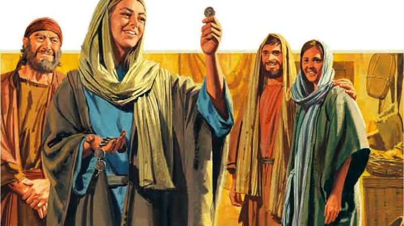 Hyrdingen og kvinna med mynten