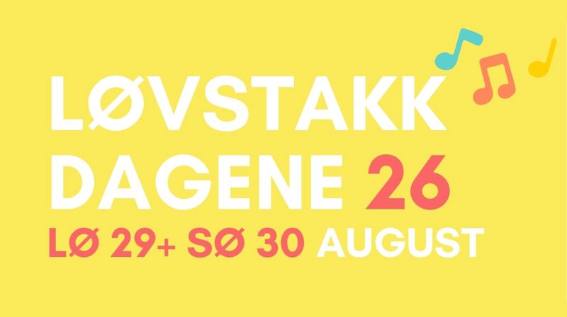 Plakat for Løvstakkdagene 2026