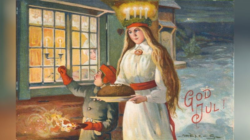 Julekort fra Sverige av Adèle Söderberg