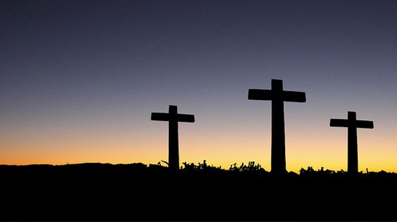 Ill.bilde; Korsene på Golgata